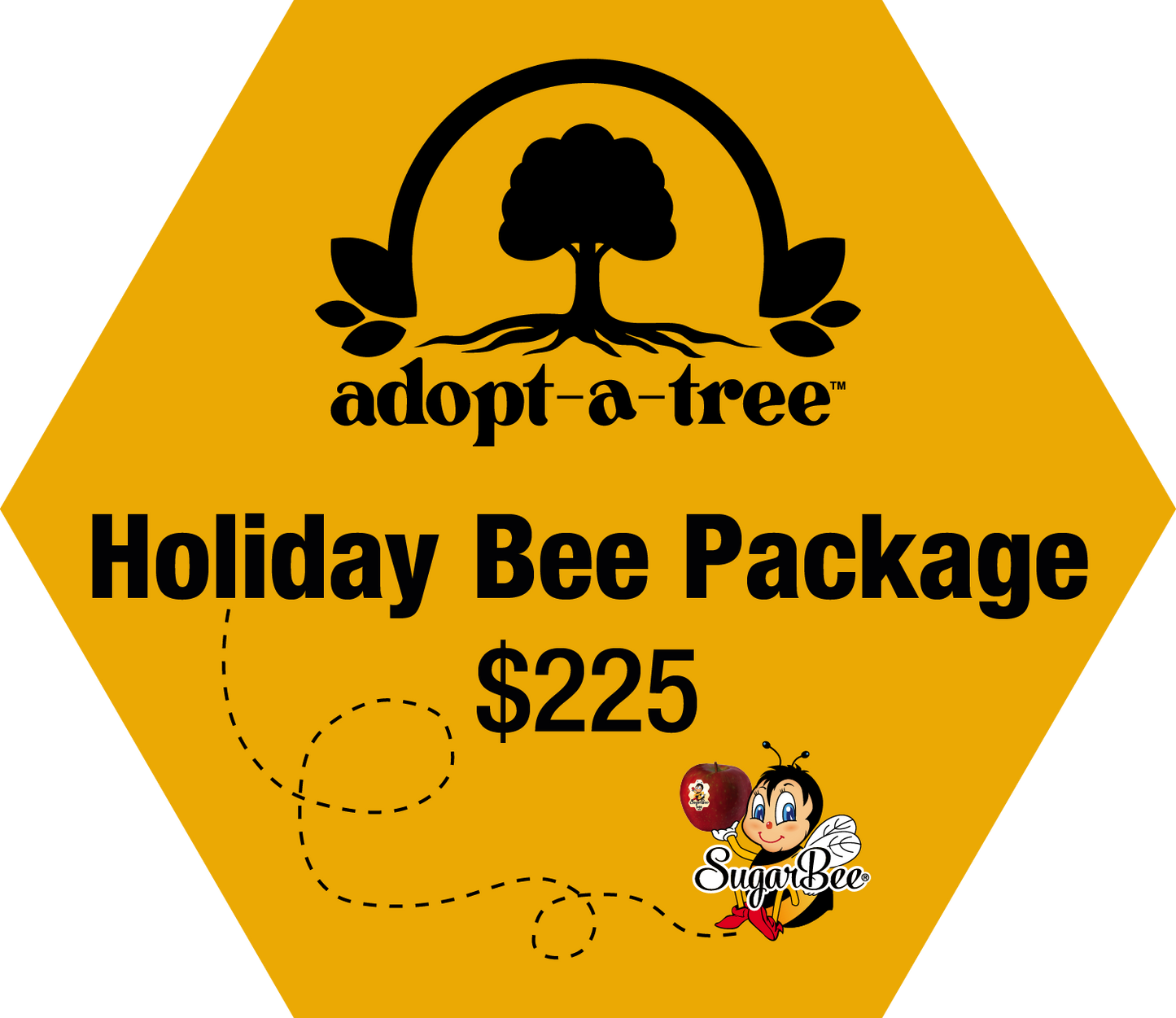 Adopt-A-SugarBee® Tree: The Holiday Bee *LIMITED EDITION*