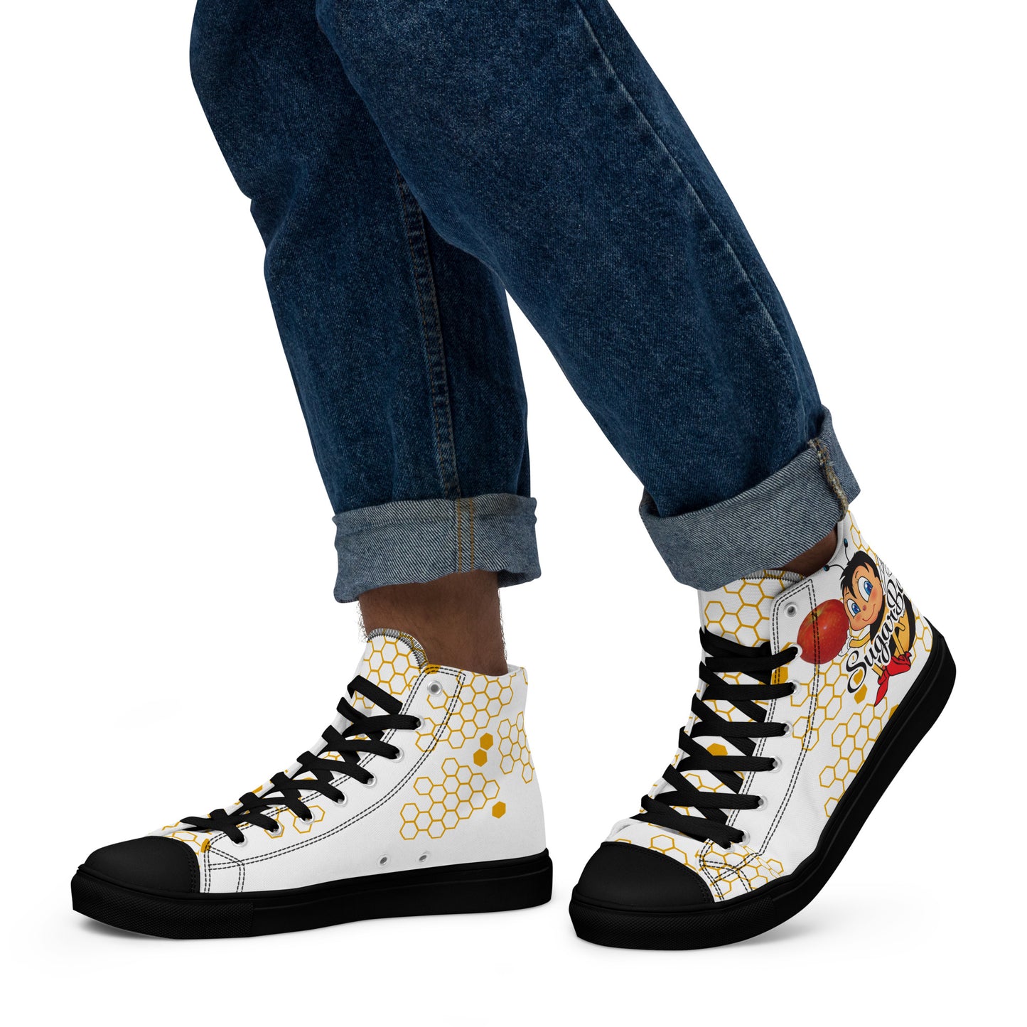 Men’s Super Bee High Top Canvas Shoes