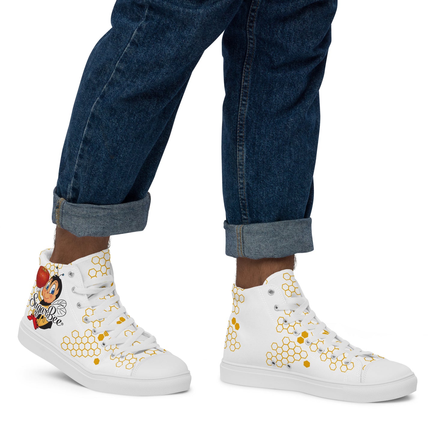 Men’s Super Bee High Top Canvas Shoes