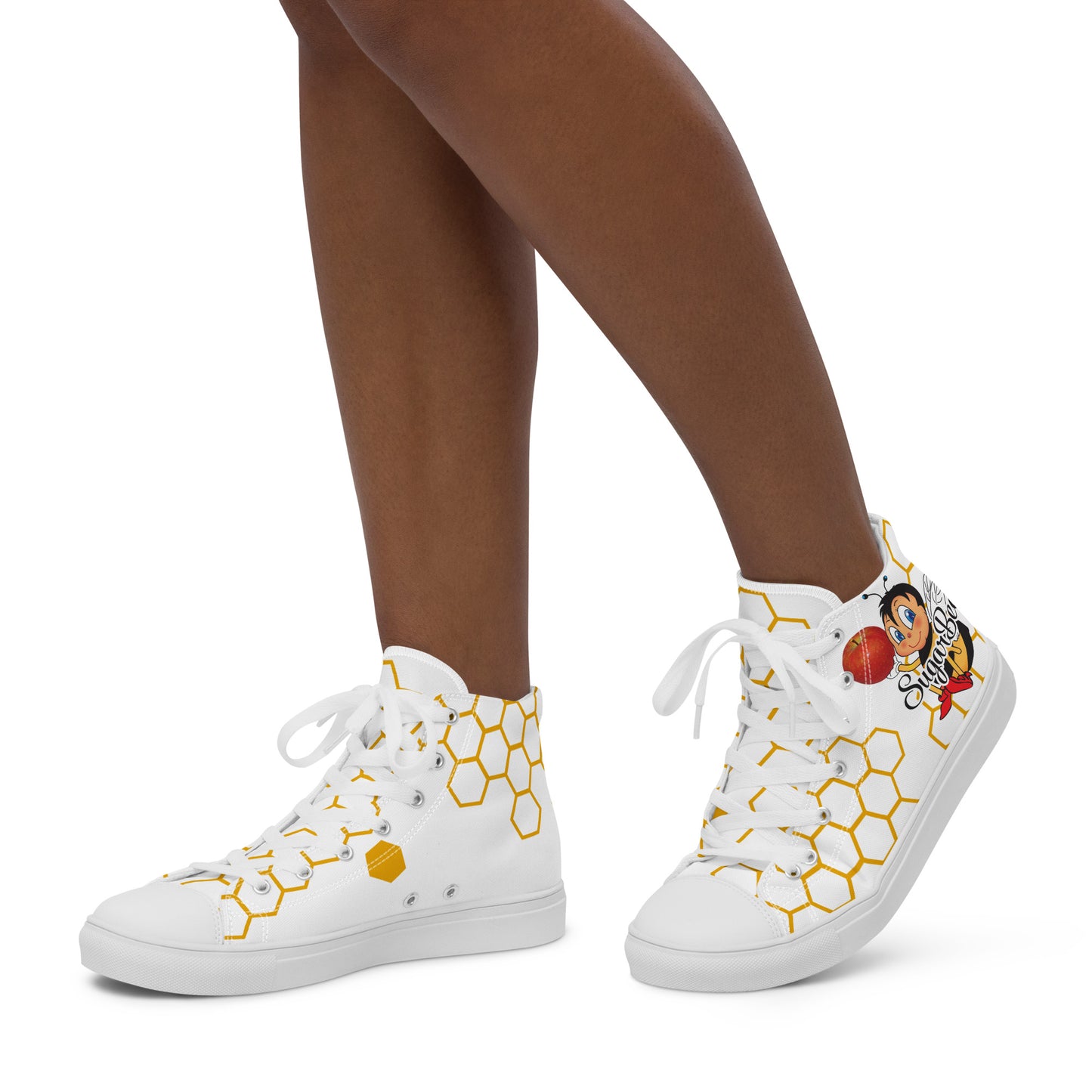 Women’s Queen Bee High Top Canvas Shoes