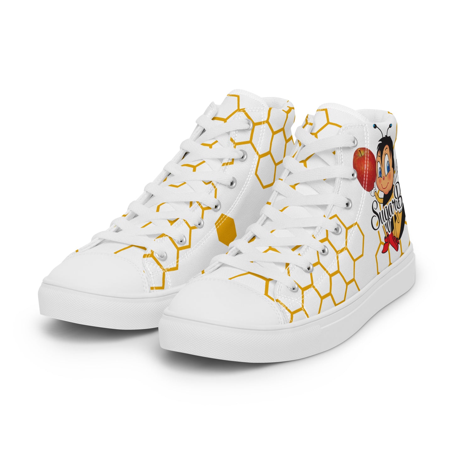 Women’s Queen Bee High Top Canvas Shoes